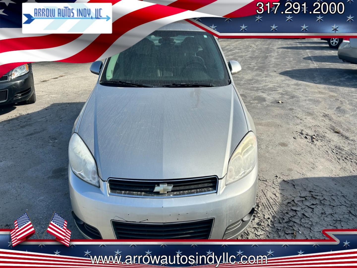 2008 SILVER /GRAY Chevrolet Impala (2G1WC583889) with an 3.9L V6 OHV 12V engine, located at 2710A Westlane Rd., Indianapolis, IN, 46268, (317) 291-2000, 39.885670, -86.208160 - Photo#0